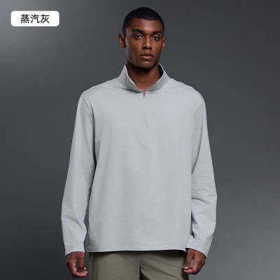  High Elasticity Men's half-zip sweater DMJ032
