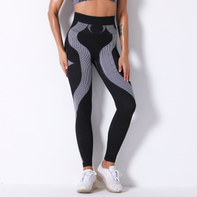  High-Waisted Hip-Lifting Stretchy Tight Yoga Pants 9185