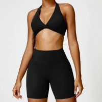 Sexy Tight Yoga Set with Alluring Back Design 8503