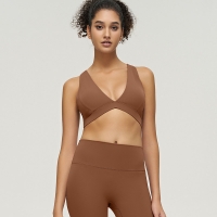 Nude - feeling Yoga Vest with Straps suitable for Running and Fitness SKL-QY-B3088
