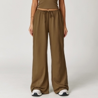 Wide Leg Drawstring Sports Casual Pants 3058