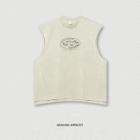 Distressed Washed Vest Tank Top BE4100