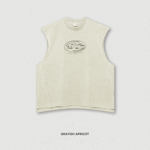 Distressed Washed Vest Tank Top BE4100