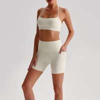 High-waisted Seamless Slimming Fitness Shorts SKL-LQ0256