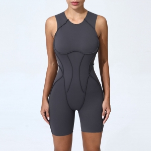 3D Stitched Backless One-Piece Yoga Outfit 25100
