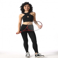 Lace Yoga Outfit Set for Women Short Tank Top Fitness Two-Piece Set SKL-FNK202411
