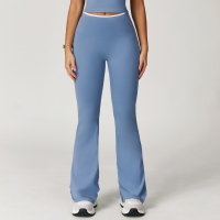 High-Waist Quick-Dry Yoga Flare Pants 9238
