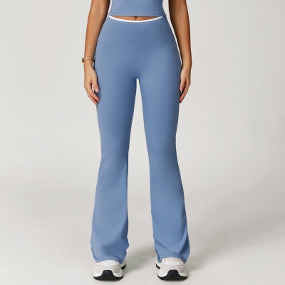 High-Waist Quick-Dry Yoga Flare Pants 9238