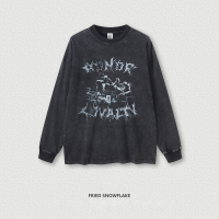 Unisex Dark Washed Long Sleeve BE5608