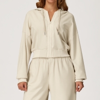 Hooded Zipper Windproof Sweatshirt 2044