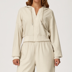 Hooded Zipper Windproof Sweatshirt 2044